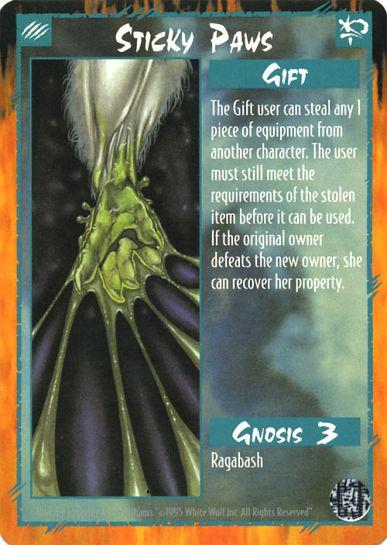 Rage CCG |Sticky Paws - Limited | The Nerd Merchant