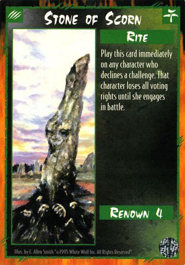 Rage CCG |Stone of Scorn - Limited | The Nerd Merchant
