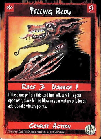 Rage CCG |Telling Blow - Limited | The Nerd Merchant