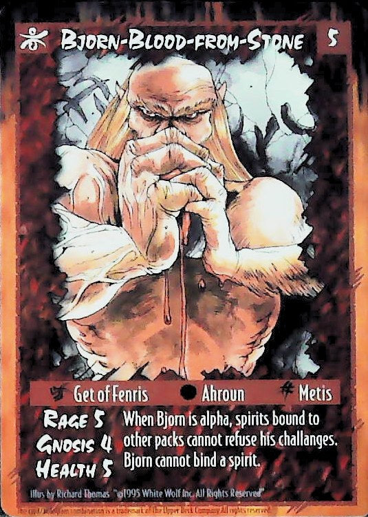 Rage CCG | Bjorn-Blood from Stone - The Umbra | The Nerd Merchant