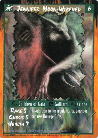 Rage CCG | Jennifer Moon Wizened - The Umbra | The Nerd Merchant