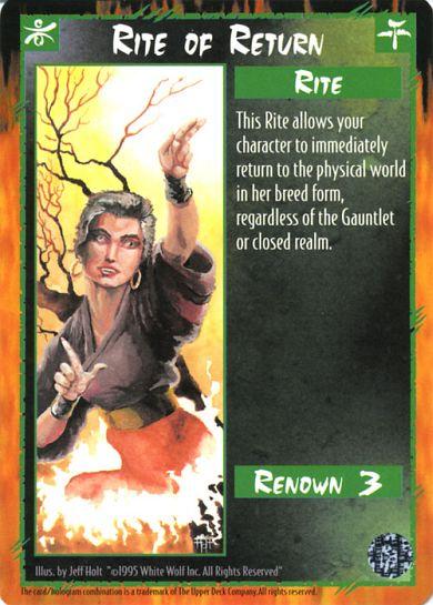 Rage CCG | Rite of Return - The Umbra | The Nerd Merchant