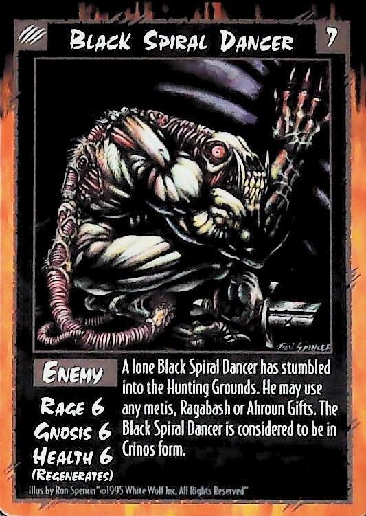 Rage CCG | Black Spiral Dancer - Unlimited | The Nerd Merchant