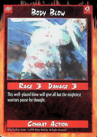 Rage CCG | Body Blow - Unlimited | The Nerd Merchant