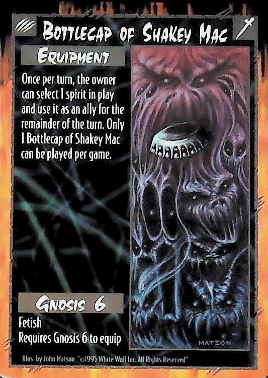 Rage CCG | Bottlecap of Shakey Mac - Unlimited | The Nerd Merchant