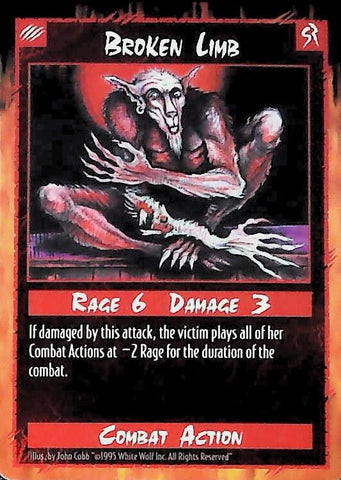 Rage CCG | Broken Limb - Unlimited | The Nerd Merchant