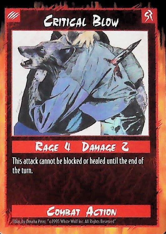 Rage CCG | Critical Blow - Unlimited | The Nerd Merchant