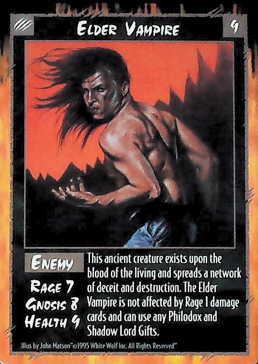 Rage CCG | Elder Vampire - Unlimited | The Nerd Merchant