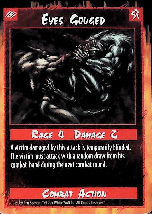 Rage CCG | Eyes Gouged - Unlimited | The Nerd Merchant