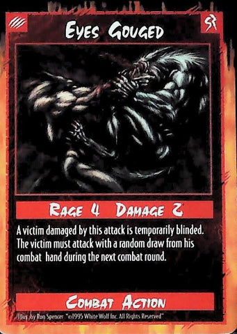 Rage CCG | Eyes Gouged - Unlimited | The Nerd Merchant