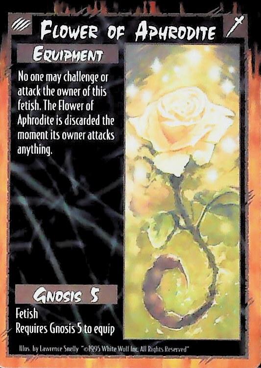 Rage CCG | Flower of Aphrodite - Unlimited | The Nerd Merchant