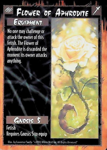 Rage CCG | Flower of Aphrodite - Unlimited | The Nerd Merchant