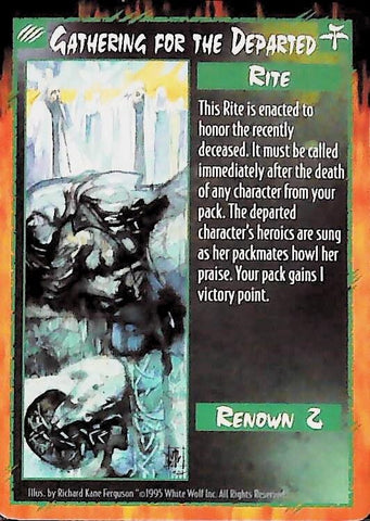 Rage CCG | Gathering for the Departed - Unlimited | The Nerd Merchant