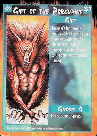 Rage CCG | Gift of the Porcupine - Unlimited | The Nerd Merchant