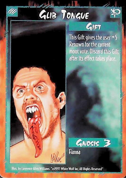 Rage CCG | Glib Tongue - Unlimited | The Nerd Merchant