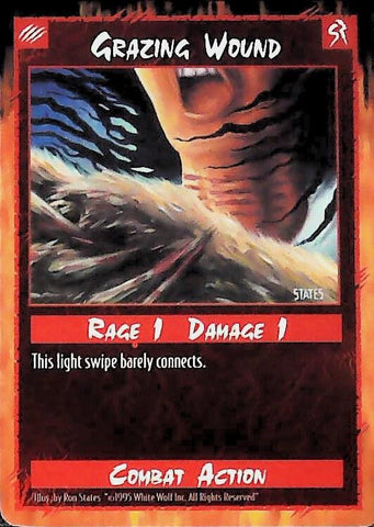 Rage CCG | Grazing Wound - Unlimited | The Nerd Merchant