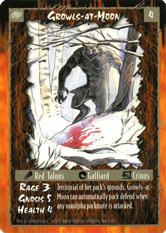 Rage CCG | Growls-at-Moon - Unlimited | The Nerd Merchant