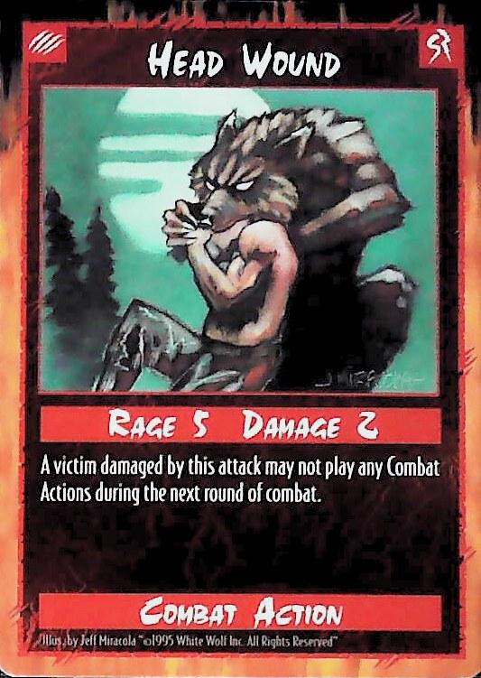 Rage CCG | Head Wound - Unlimited | The Nerd Merchant