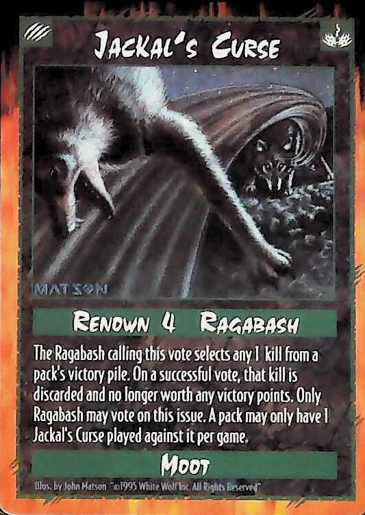 Rage CCG | Jackal's Curse - Unlimited | The Nerd Merchant