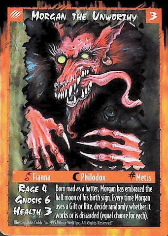 Rage CCG | Morgan the Unworthy - Unlimited | The Nerd Merchant