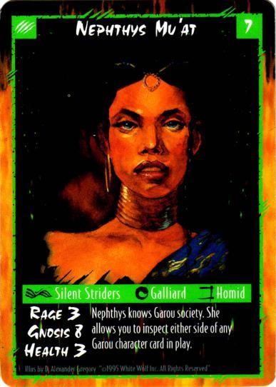 Rage CCG | Nephthys Mu'at - Unlimited | The Nerd Merchant