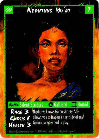 Rage CCG | Nephthys Mu'at - Unlimited | The Nerd Merchant