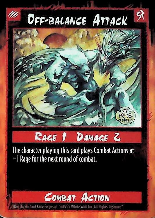 Rage CCG | Off-balanced Attack - Unlimited | The Nerd Merchant