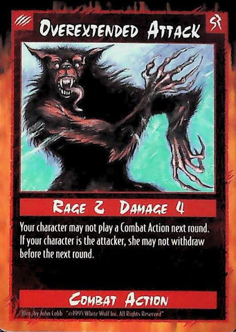 Rage CCG | Overextended Attack - Unlimited | The Nerd Merchant