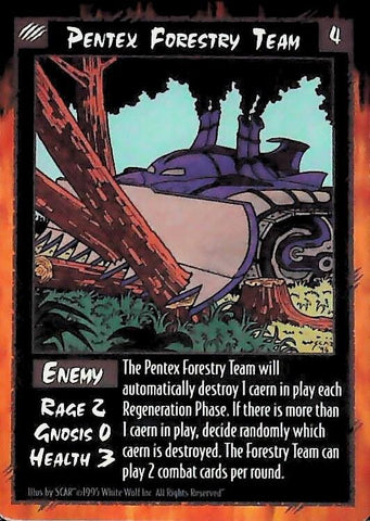 Rage CCG | Pentex Forestry Team - Unlimited | The Nerd Merchant