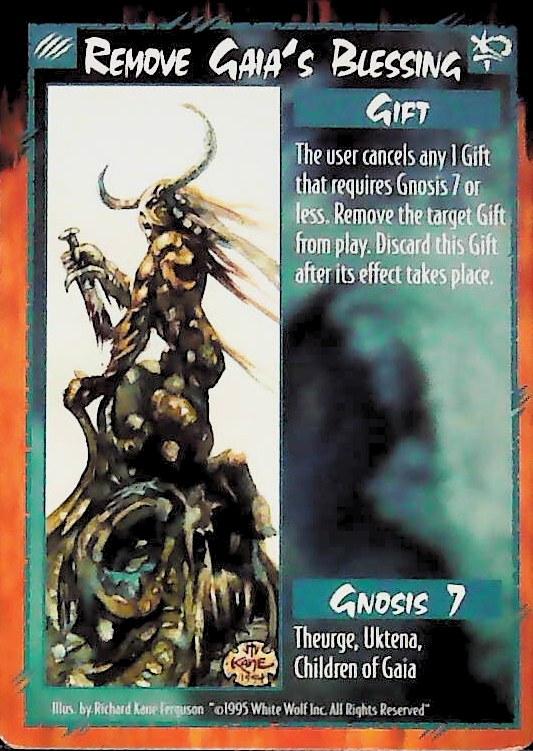 Rage CCG | Remove Gaia's Blessing - Unlimited | The Nerd Merchant