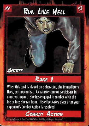 Rage CCG | Run Like Hell - Unlimited | The Nerd Merchant