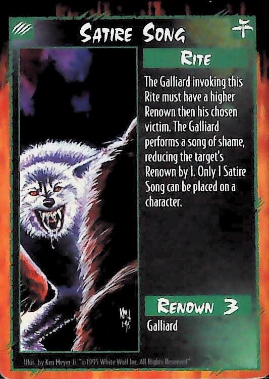 Rage CCG | Satire Song - Unlimited | The Nerd Merchant