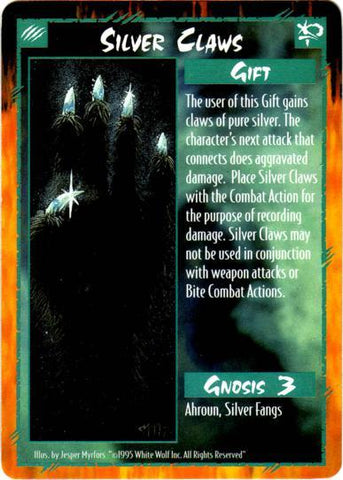 Rage CCG | Silver Claws - Unlimited | The Nerd Merchant