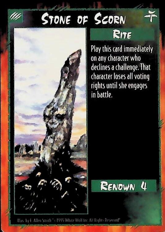 Rage CCG | Stone of Scorn - Unlimited | The Nerd Merchant
