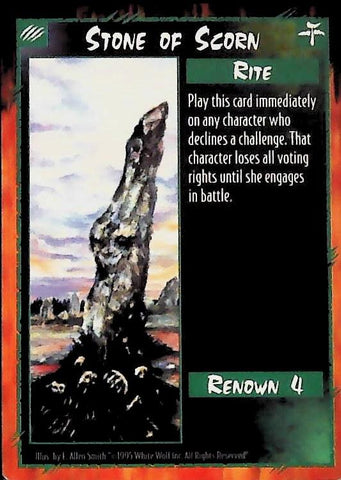 Rage CCG | Stone of Scorn - Unlimited | The Nerd Merchant