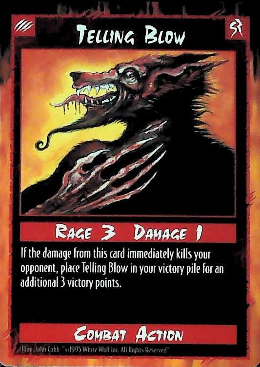 Rage CCG | Telling Blow - Unlimited | The Nerd Merchant