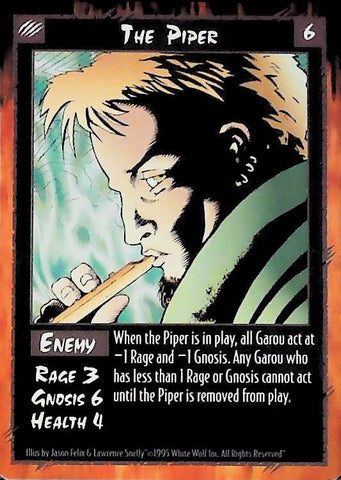 Rage CCG | The Piper - Unlimited | The Nerd Merchant