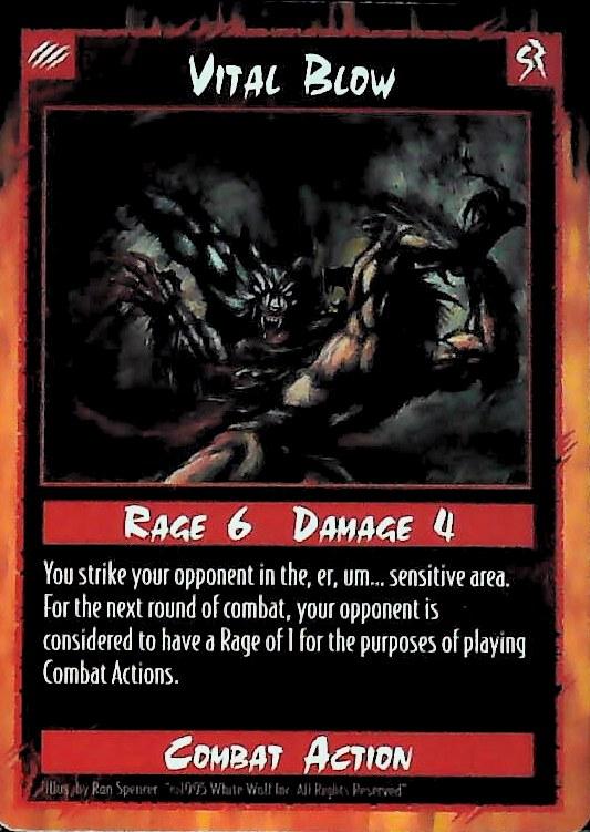 Rage CCG | Vital Blow - Unlimited | The Nerd Merchant