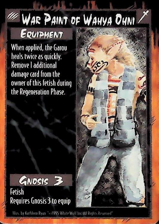 Rage CCG | War Paint of Wahya Ohni - Unlimited | The Nerd Merchant