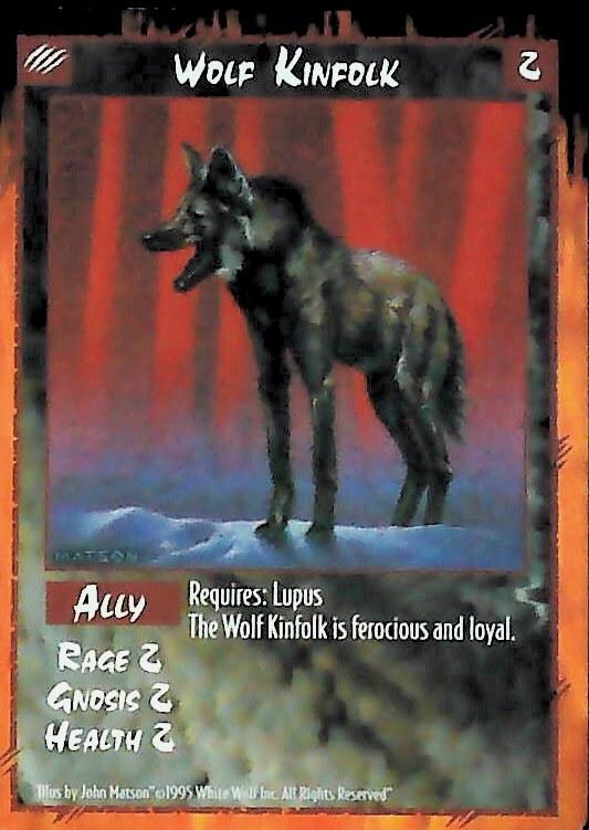 Rage CCG | Wolf Kinfolk - Unlimited | The Nerd Merchant