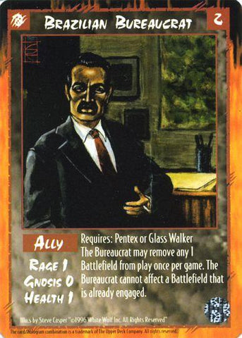 Rage CCG | Brazilian Bureaucrat - The War of the Amazon | The Nerd Merchant