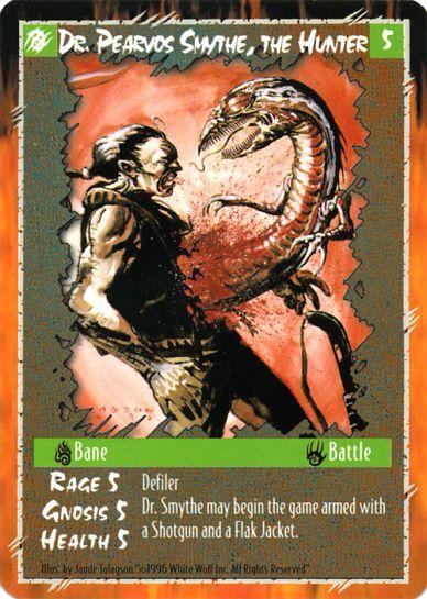 Rage CCG | Dr. Pearvos Smythe, The Hunter - The War of the Amazon | The Nerd Merchant