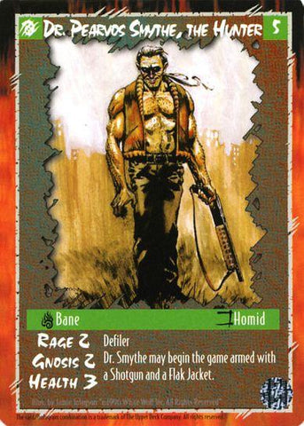 Rage CCG | Dr. Pearvos Smythe, The Hunter - The War of the Amazon | The Nerd Merchant