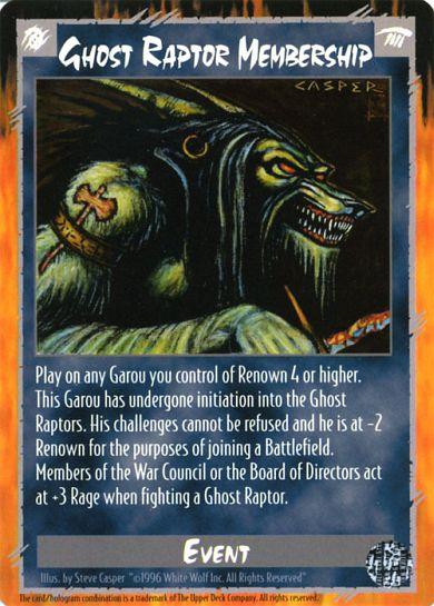 Rage CCG | Ghost Raptor Membership - The War of the Amazon | The Nerd Merchant