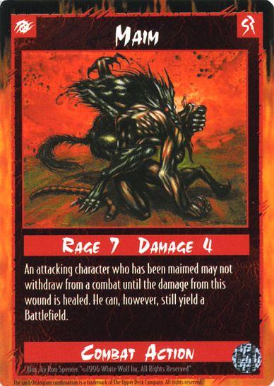 Rage CCG | Maim - The War of the Amazon | The Nerd Merchant