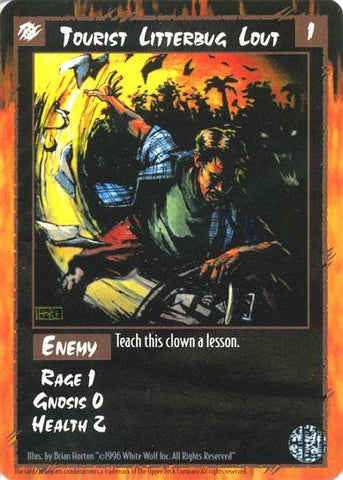 Rage CCG | Tourist Litterbug Lout - The War of the Amazon | The Nerd Merchant