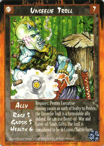 Rage CCG | Unseelie Troll - The War of the Amazon | The Nerd Merchant