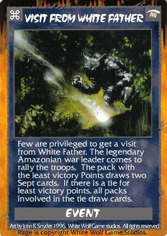 Rage CCG | Visit from White Father - The War of the Amazon | The Nerd Merchant