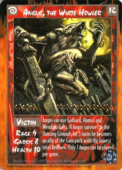 Rage CCG | Angus, the White Howler - The Wyrm | The Nerd Merchant