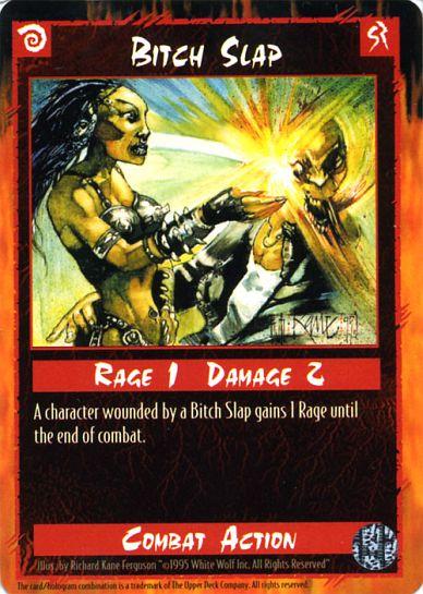 Rage CCG | Bitch Slap - The Wyrm | The Nerd Merchant